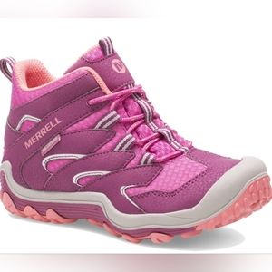 Merrell Unisex Child Chameleon 7 Access Mid Waterproof Hiking Boot Size 1.5 M